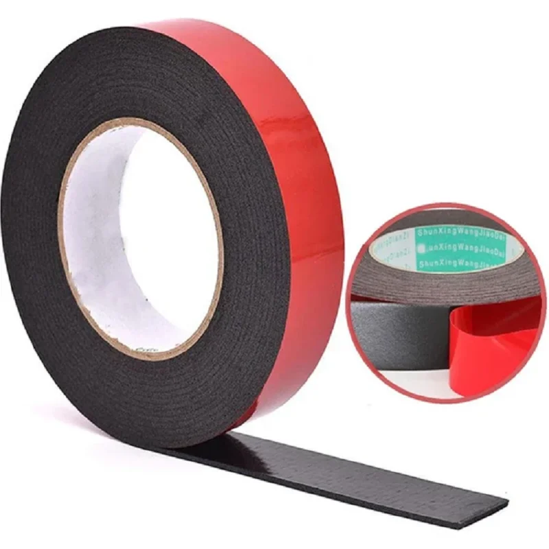 3mm thick 5Meter Double Sided Tape Strong Adhesive Black Foam Tape for Cell Phone Repair Gasket Screen PCB Dust Proof