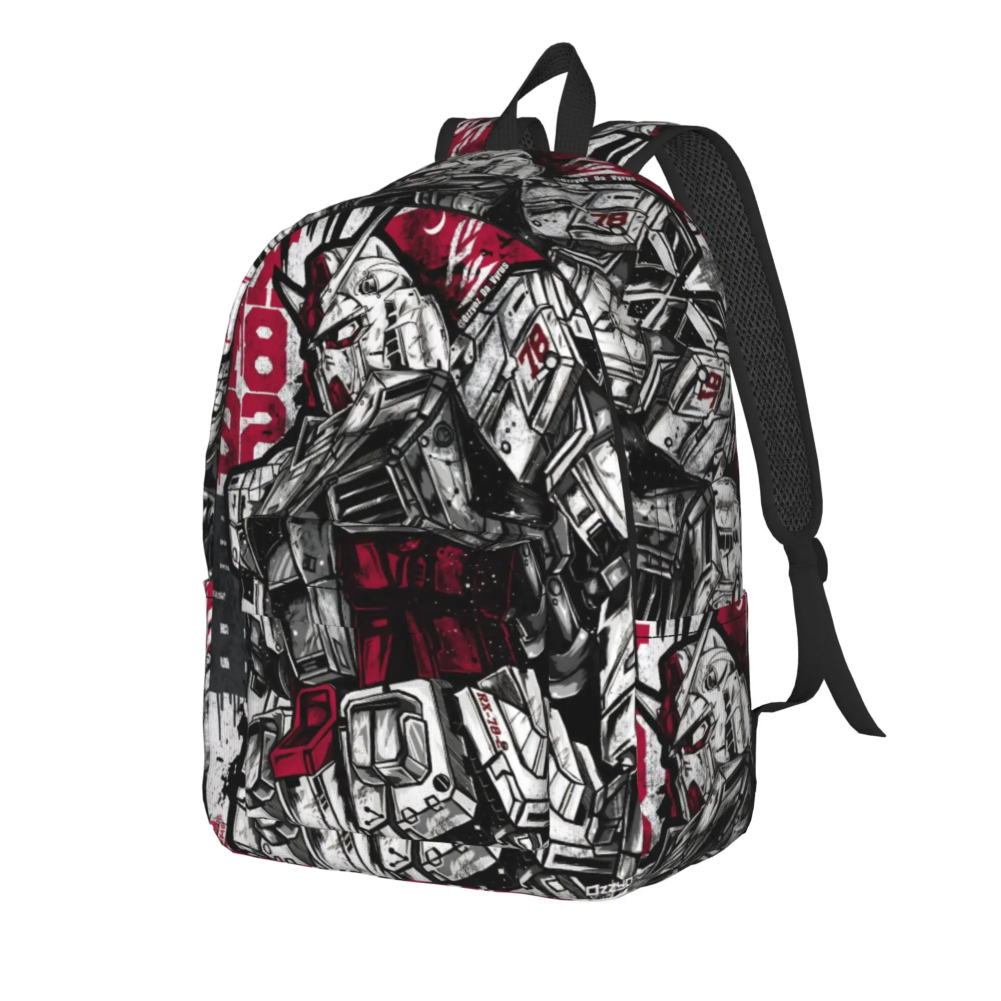 mobile suit gundams Backpack for Men Women Cool High School Business Daypack  College Shoulder Bag Outdoor