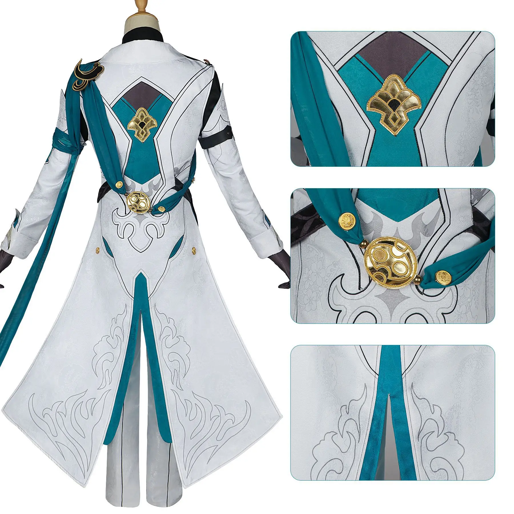 Honkai: Star Rail Luocha Cosplay Anime Game Cos Costume Antiquities Two-dimensional Suit Customized