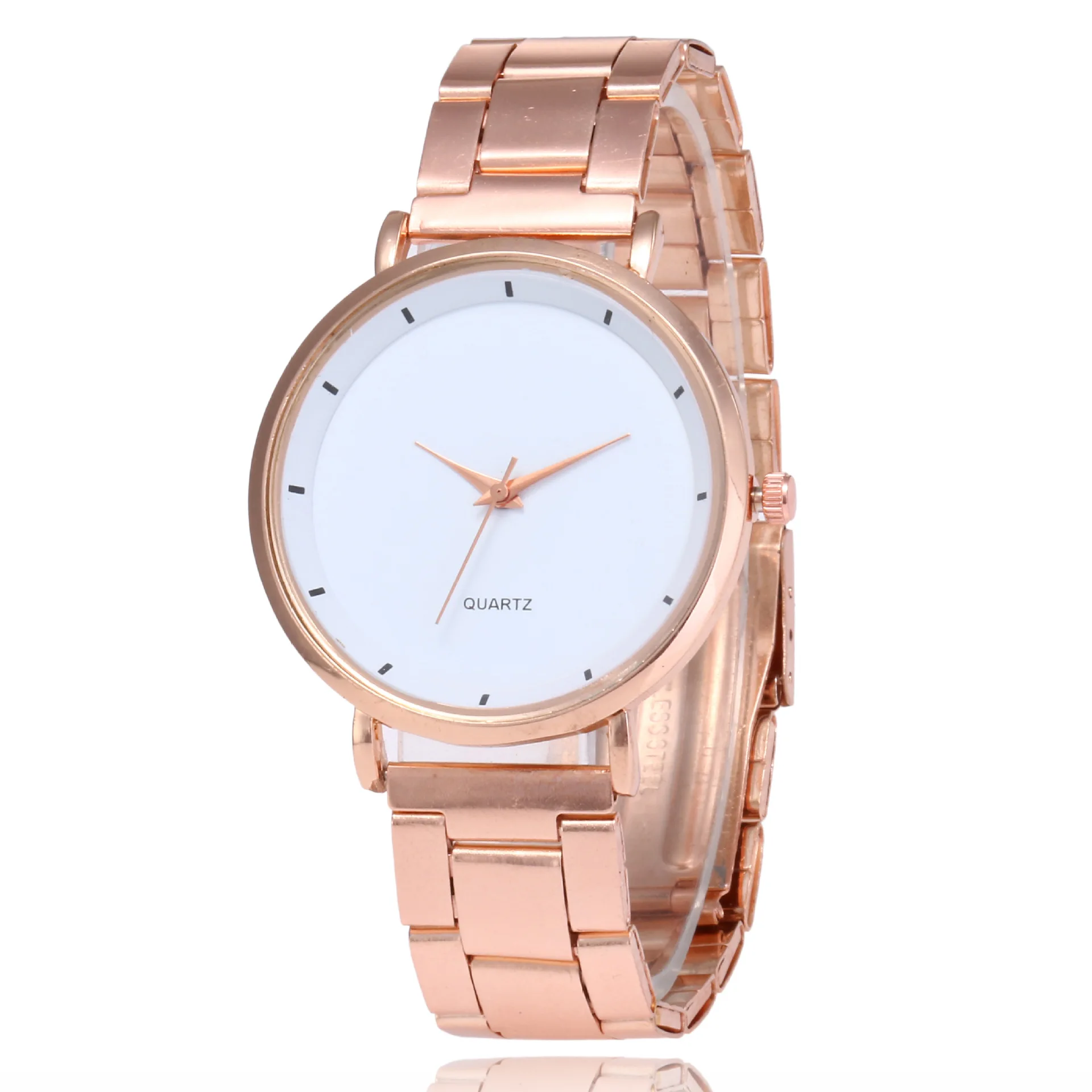 Reloj de lujo de oro rosa para Mujer, pulsera de negocios, regalo femenino, nuevo, 2023