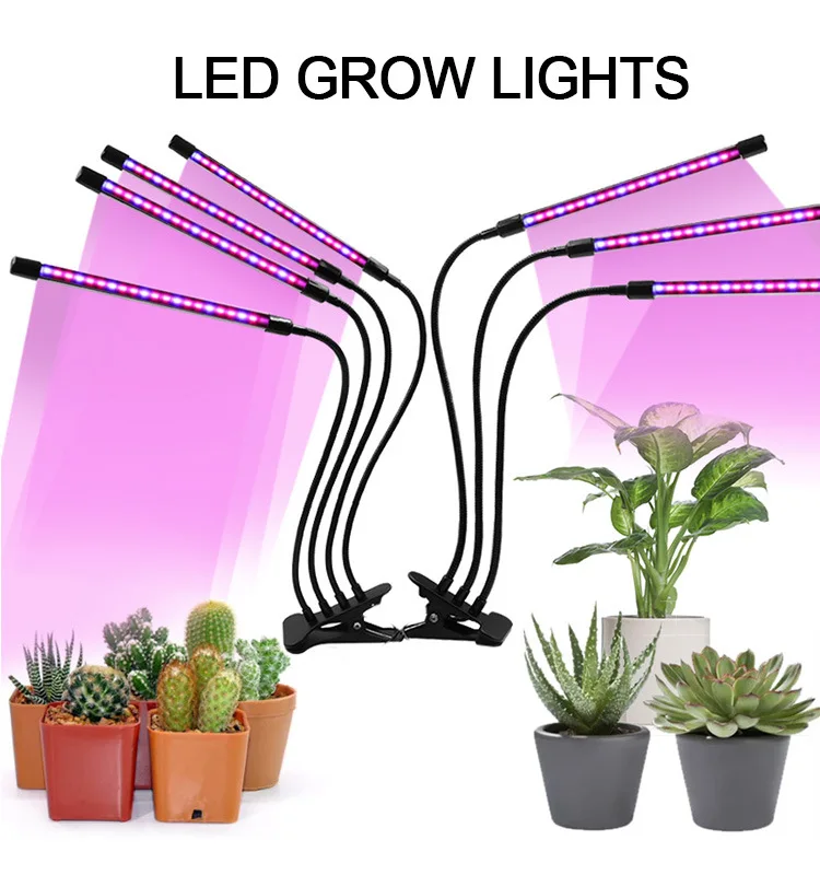 LED Seedling Grow Light USB Phyto Lamp Full Spectrum Horticultural Phytolamp With Control For Indoor Cultivation Plant Flowering