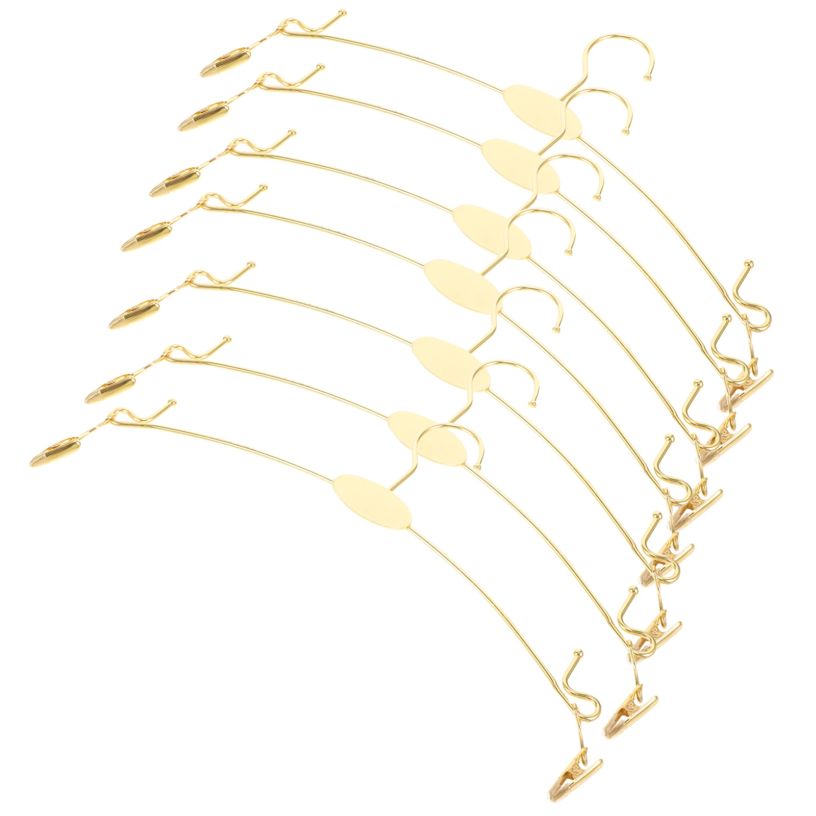 

10 PCS Anti-slip Underwear Hanging Hanger Clothes Hangers Casual with Clips Non-Slip for Bra Baby