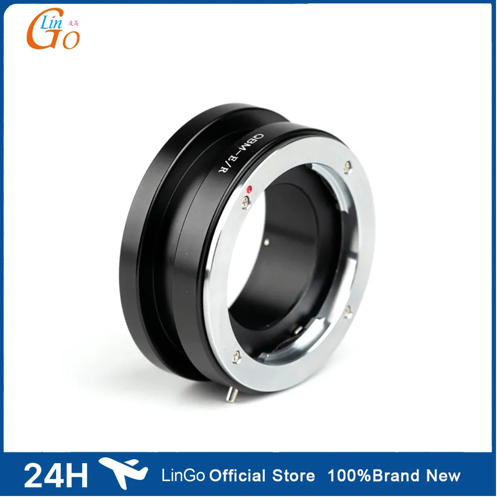 LinGo QBM-EOS R Mount Adapter Ring for Rollei QBM-Mount Lens and for Canon for EOS R-Mount Camera,Lenses Accessories
