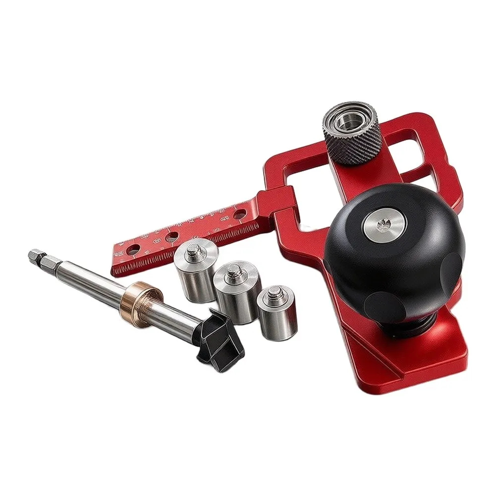 Vertical Drill Locator For Woodworking Quick Accurate Hole Positioning Tool With Built-in Ruler For Pegboard And Cabinet Handles