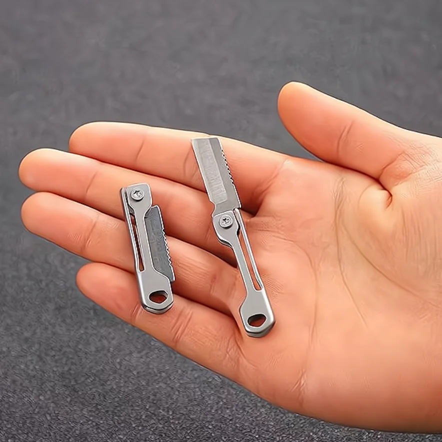 1PC RVS Mini Vouwbaar Zakgeree - Keychain Multi Tool recensie en prijs