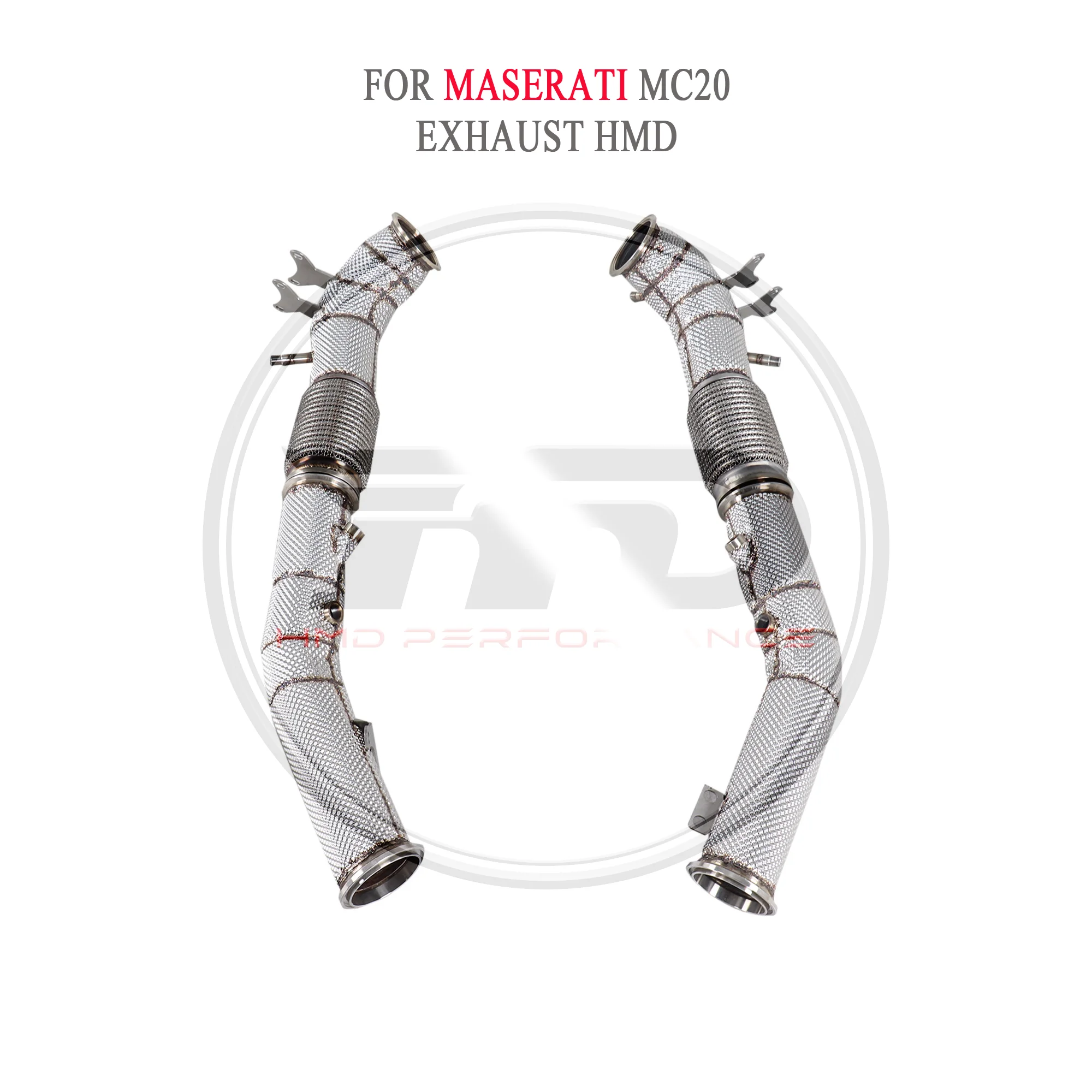 

HMD Downpipe for Maserati MC20 3.0T Exhaust System Stainless Steel Performance with Catalytic Header Car Accessories