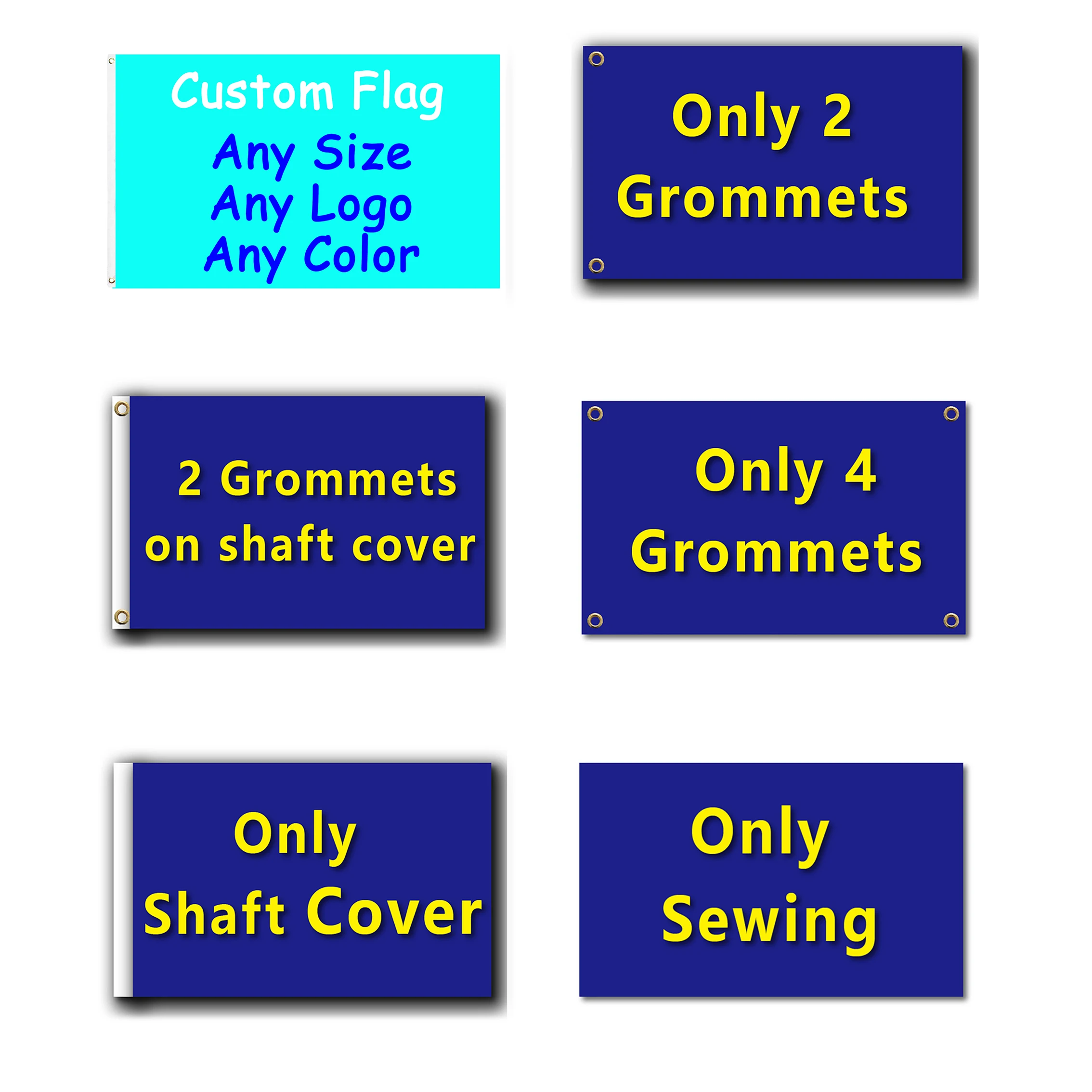 Jemony 3x5ft 4x6ft  Custom Print Flag Banner For Decoration