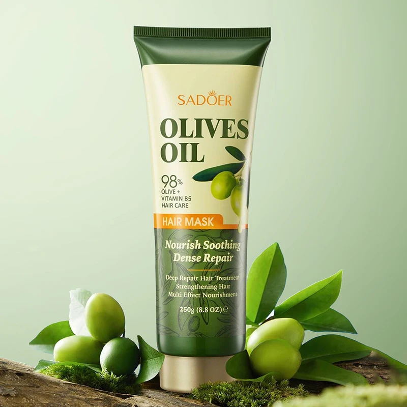 

Olive Oil Repairing Softening Hair Mask For Hair Damaged Moisturizing Nourishing Olive Oil Hair Mask Hair Care Condition X0U0