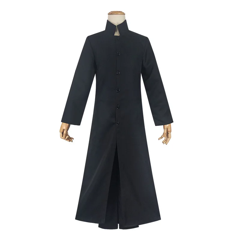 The Matrix Cosplay Neo Black Suit Man Costume