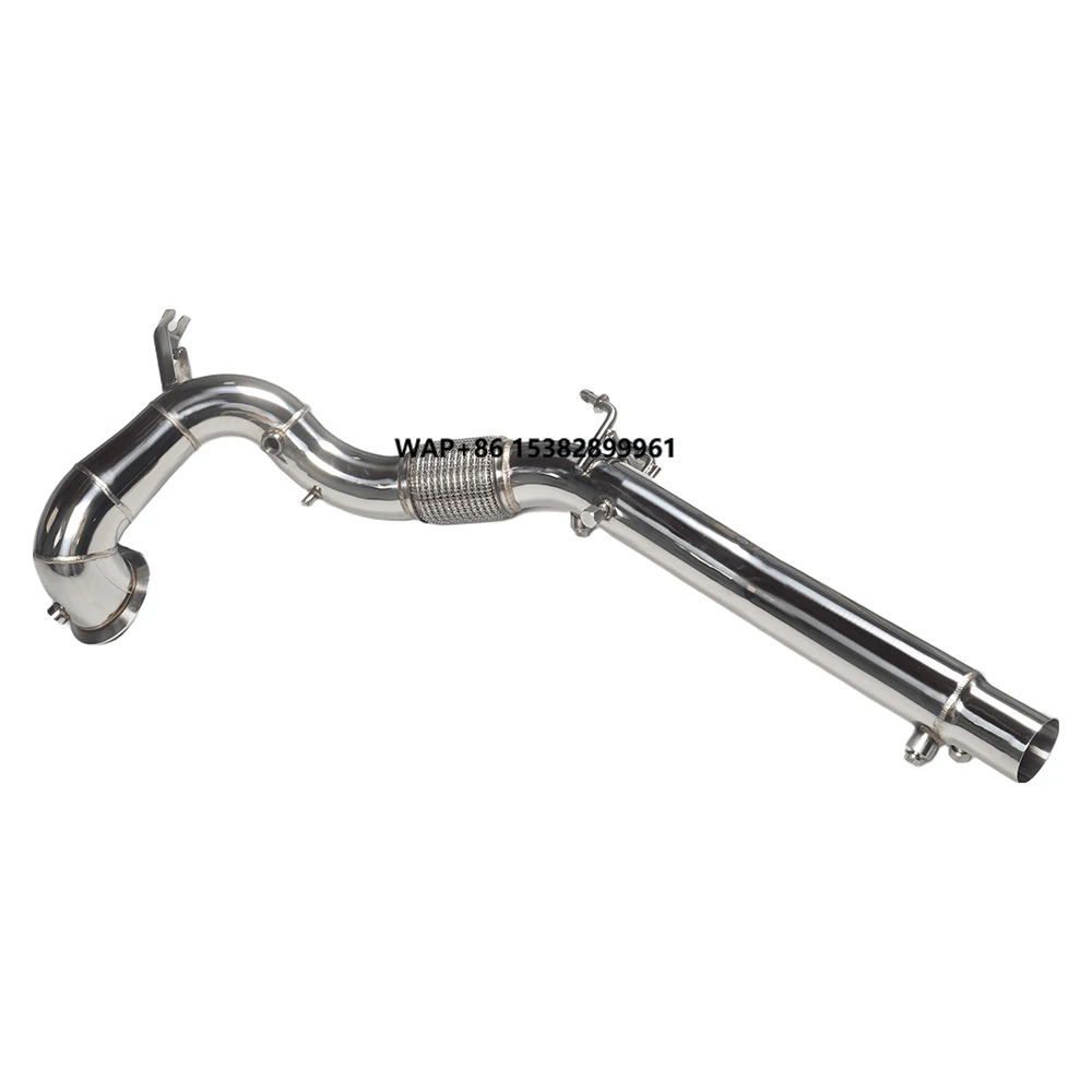 

JIAJUNGolf MK8 GTI 2020+ 2.0T High Performance Exhaust Downpipe 304 Stainless Steel 1.5mm Thickness Brushed Finish