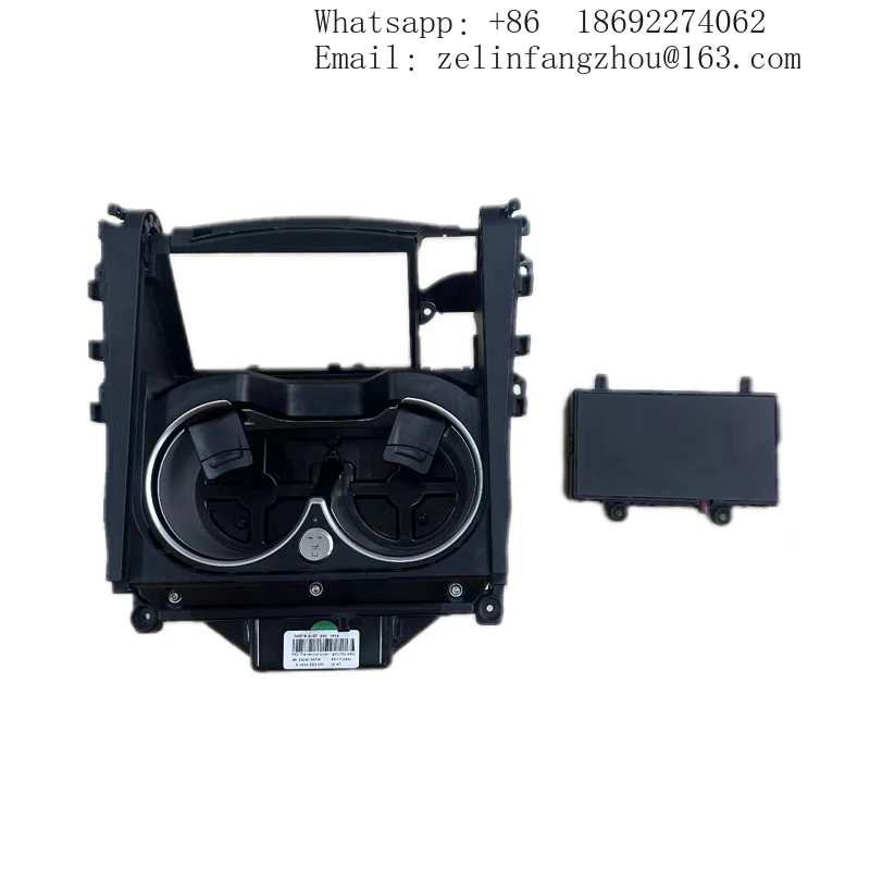 For Mercedes Benz GLE GLS X167 Car Wireless Phone Charger A1678101804 PVC Temperature Controlled Cup Holder Rear
