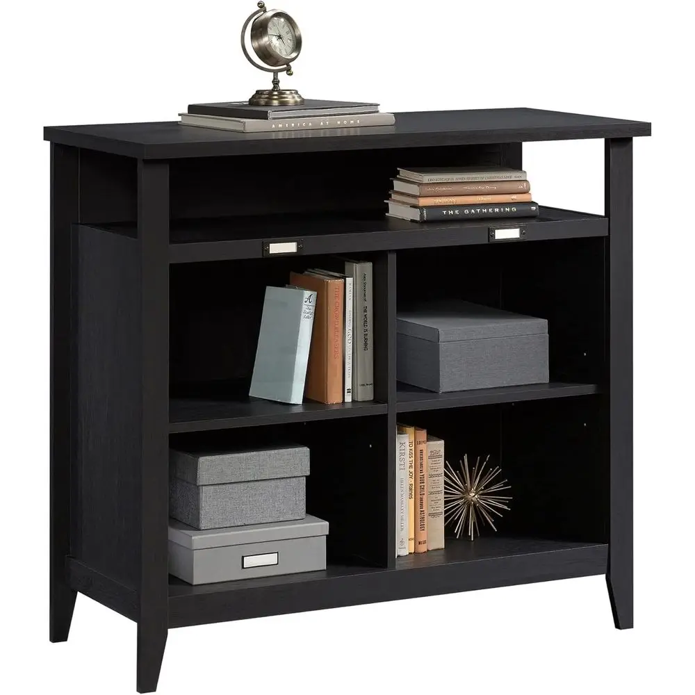 36-Inch High 4-Tier Bookshelf in Raven Oak Finish