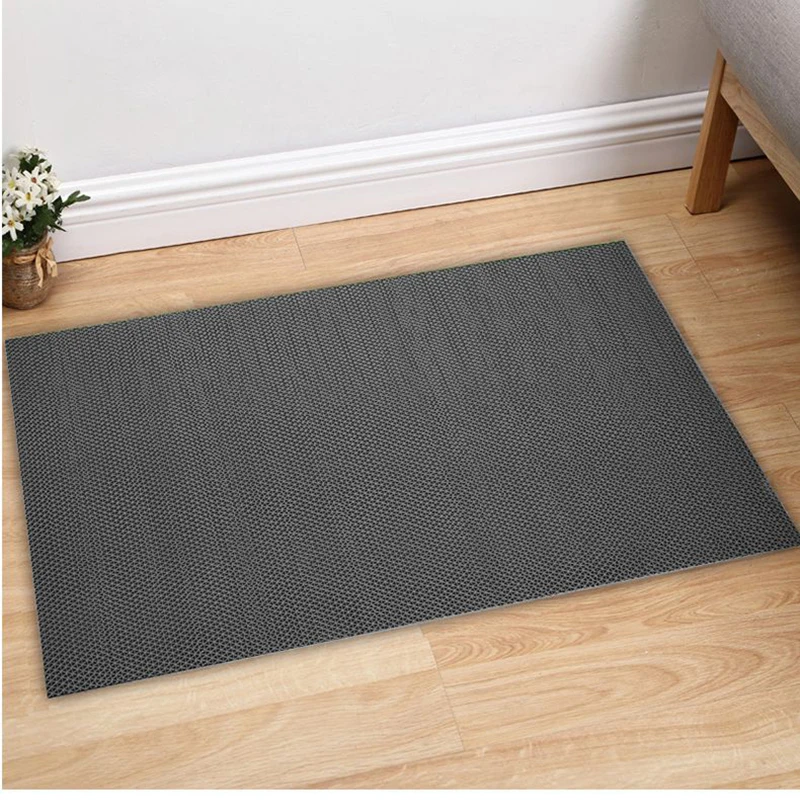 Kitchen PVC Plastic Mats, Hollow Mesh Mats, Bathroom Waterproof and Anti Slip Floor Mats, Safe Bathing with Peace of Mind