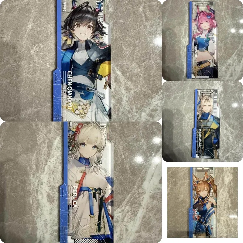 Colgante de acrílico Arknights para tarjeta de identificación, con temática de Perica, Chienyu y Jelper, accesorio decorativo exquisito para colgar en el bolso, regalo para coleccionistas