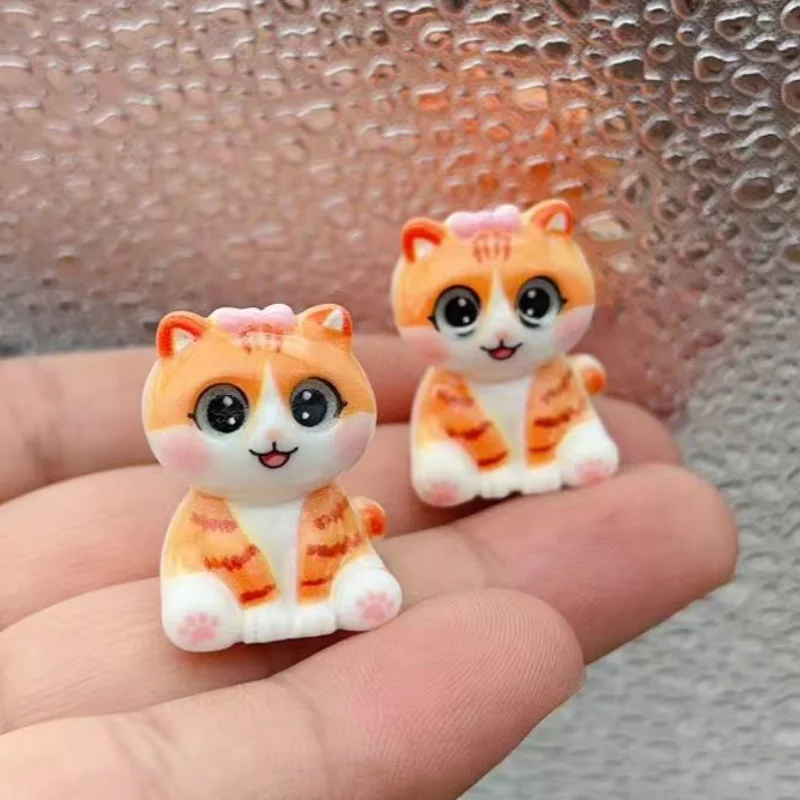 10pcs Cute 3D Multi Color Flower Cat Star Keychain Cartoon Girl Heart Bag Pendant Student Couple Personalized Gift - view 3