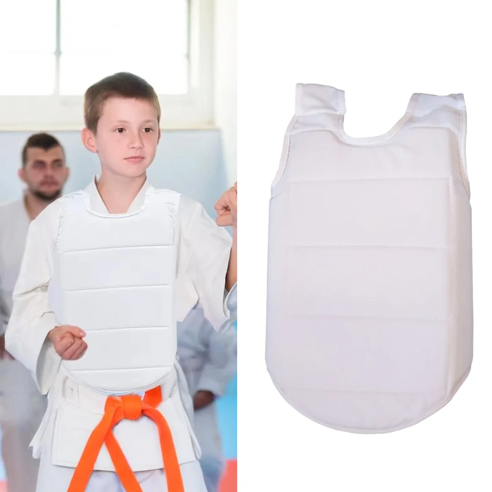 

Karate Chest Protector Taekwondo Chest Guard Sports Protective Gear Adjustable Protector Vest Boxing Free Sparring Accessories