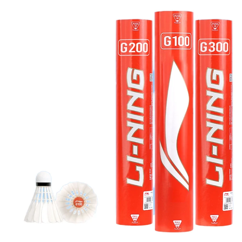 

Воланы для бадминтона профессиональные, класса А, из перьев гуся King Goose, ветроустойчивые, G100, для соревнований