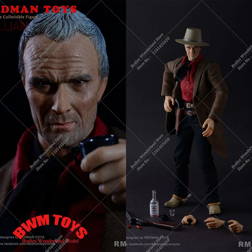 

В наличии REDMAN TOYS RM038 1/6 масштаб Коллекционный мужской солдат COWBOY WILLIAM полный набор 12 дюймов экшн-фигурка кукла модель игрушки