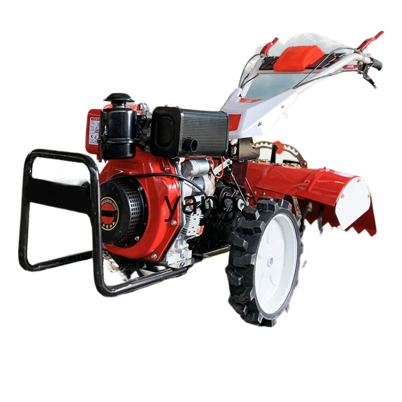 

Yjq Four-Wheel Drive Micro-Tillage Cultivation Machine Diesel Agricultural Machinery Multi-Functional Hard Soil Small