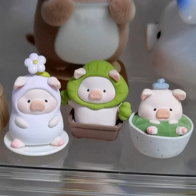 Оригинальная серия Lulu The Piggy Lulu Garden: Слепая коробка-сюрприз с милой мини-фигуркой Лулу, коллекционная игрушка-сюрприз для фанатов, подарок на заказ