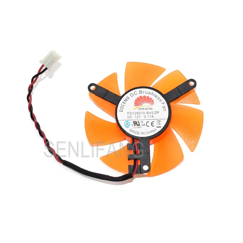 Well Tested FD125010-SH2 0.17A 12V 39MM 47MM Diameter 2Pins Hole Pitch Cooling Fan For GT220 GTS210 Heatsink Graphics Card