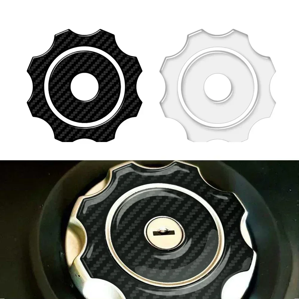 

3D Carbon Look Motorcycle Fuel Cap Cover Decal Sticker For Ducati Hypermotard Models 2007-2014