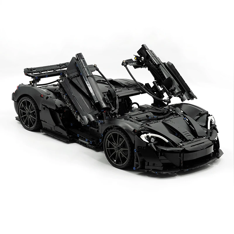 Wysokiej klasy nowe technologiczne klocki konstrukcyjne P1 kompatybilne z 42172B MOC, model z klocków, pojazd sportowy dla dorosłych, zabawki dla chłopców, prezenty świąteczne.
