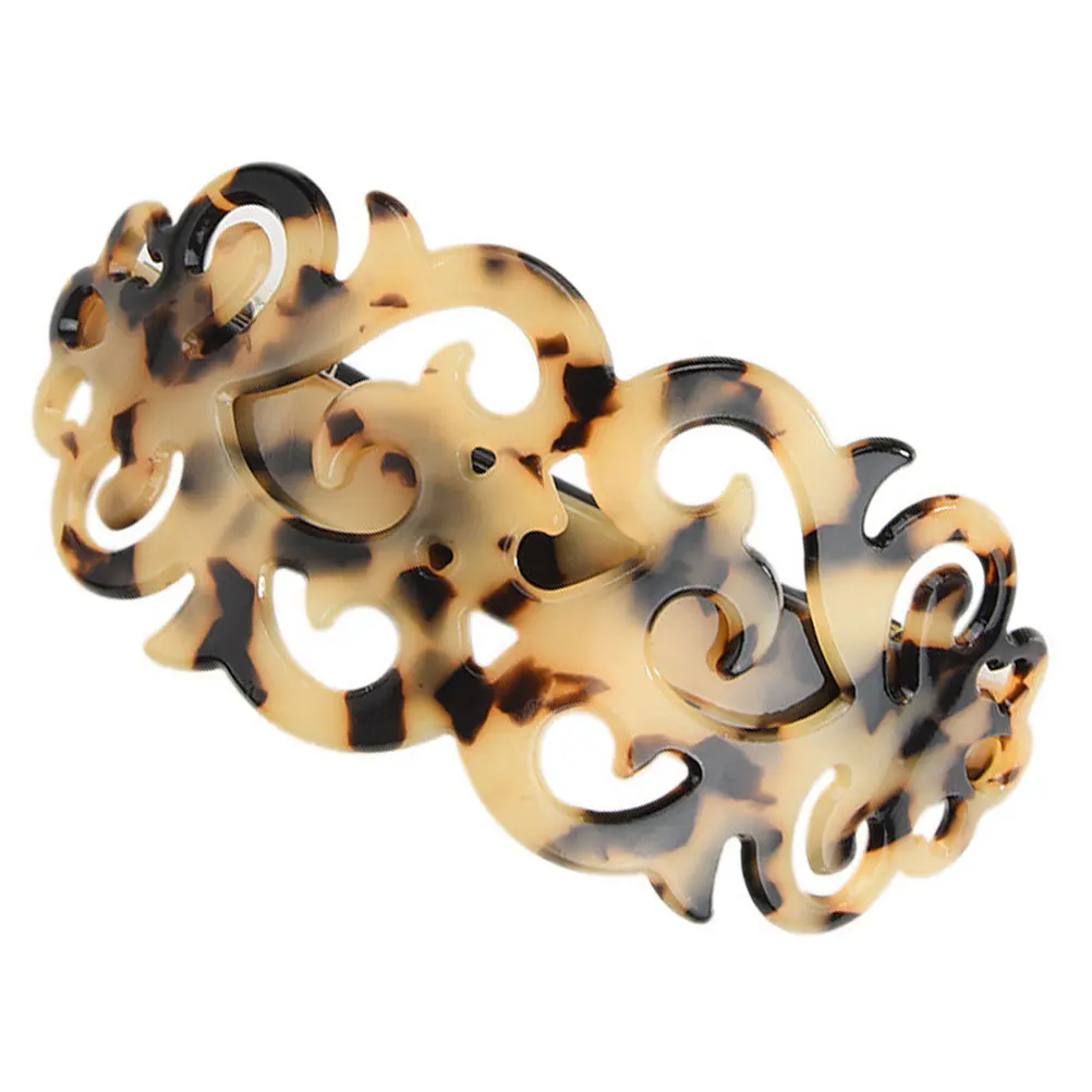 

1pc Vintage Clips Retro Tortoiseshell Pattern Strong Spring Hair Clip Styling Tool Barrette Bobby Pin For Women Girls Hair