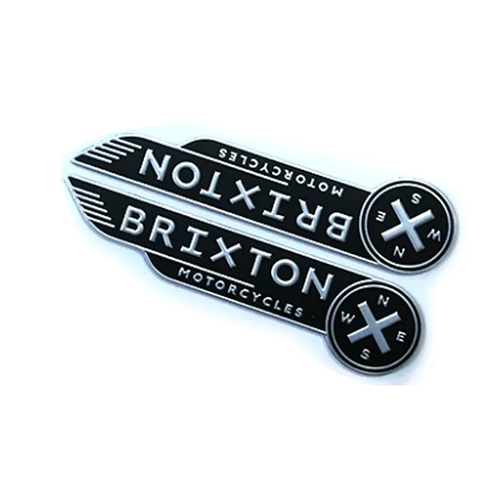 For Brixton Felsberg 125 250 125XC Retro Motorcycle Fuel Tank Signage Emblem Badge 3D Decal Sticker
