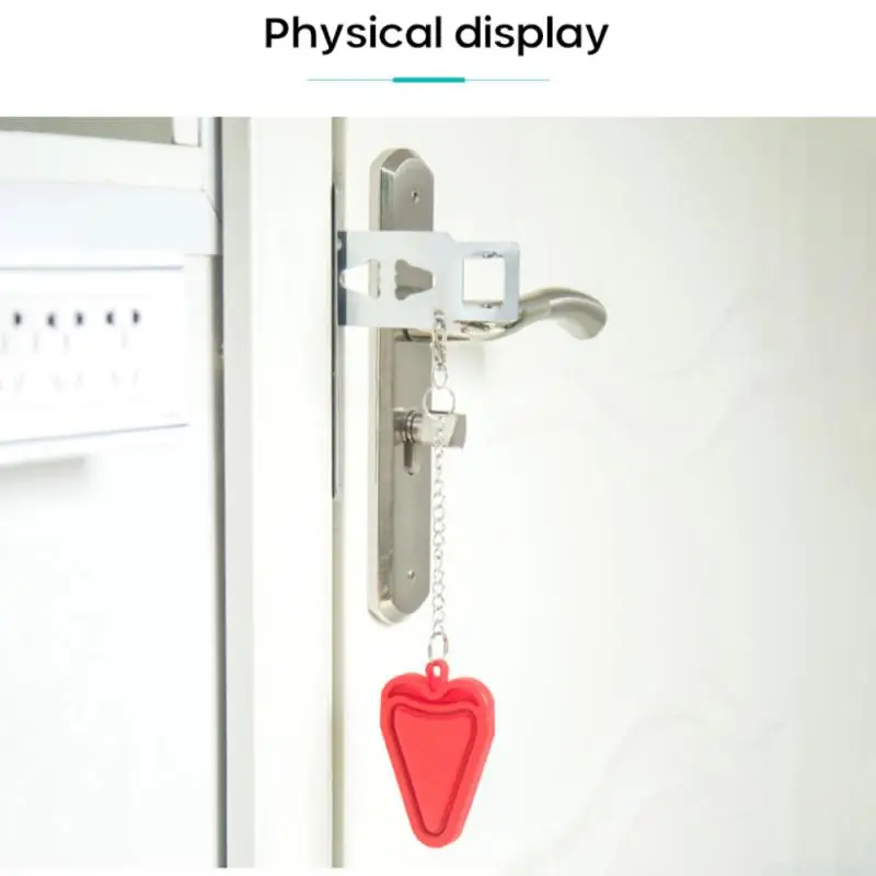 Portable Door Lock Safety Metal Lock Home Room Hotel Anti Theft Security Lock Travel Accommodation Door Safety Lock