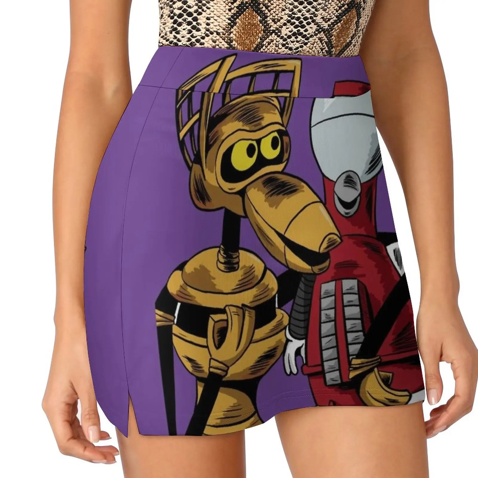 Mystery Science Theater 3000 Women's skirt With Pocket Vintage Skirt Printing A Line Skirts Summer Clothes Mst3K Mystery