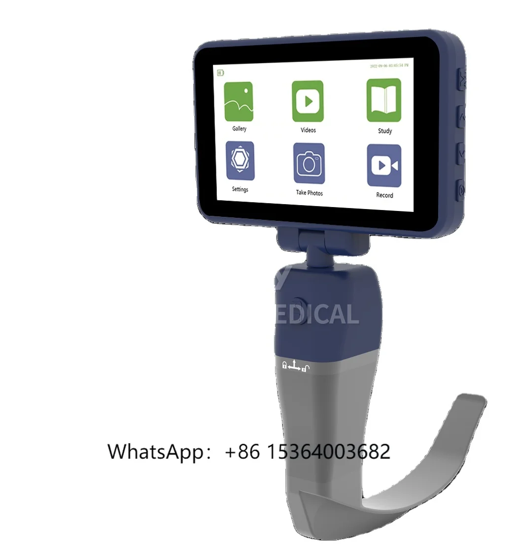 

MT MEDICAL Disposable Video Laryngoscope Veterinary Laryngoscope Laryngeal Operation Observation LED Detection