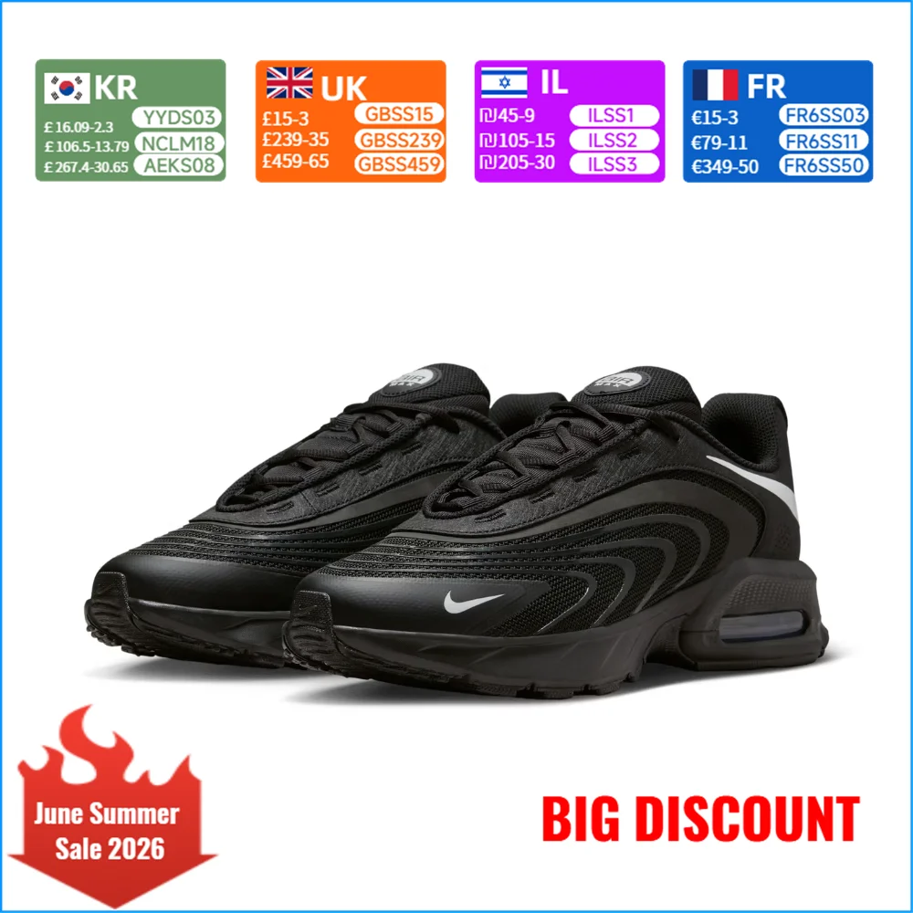 

Nike Air Max Fire Men's Breathable Anti-Slip Durable Cushioning Sneakers with Shock Absorption IO4510-003