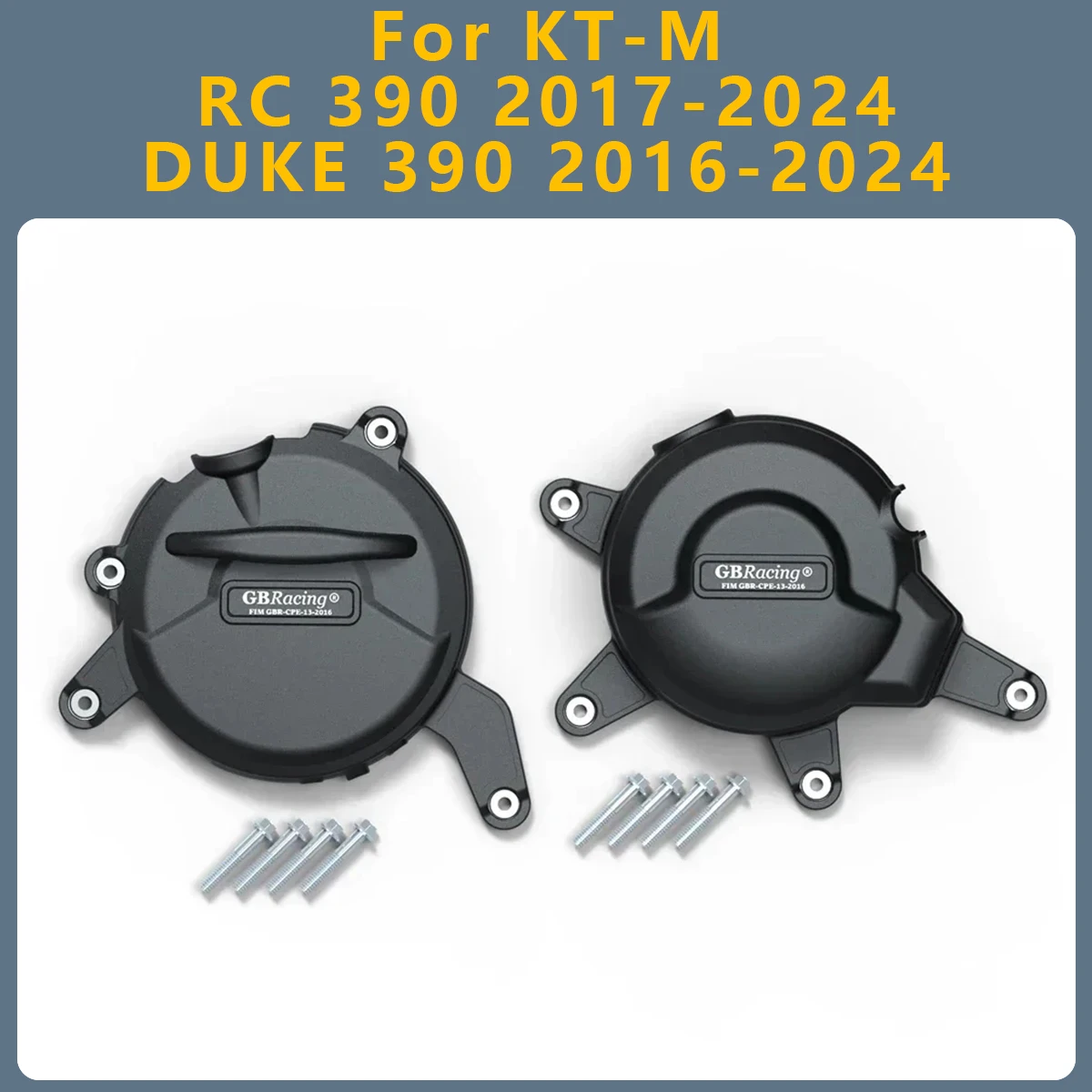 

Motorcycle Engine Cover Clutch Cover Protection Set Accessories For KT-M RC 390 RC390 2017-2024 DUKE 390 DUKE390 2016-2024