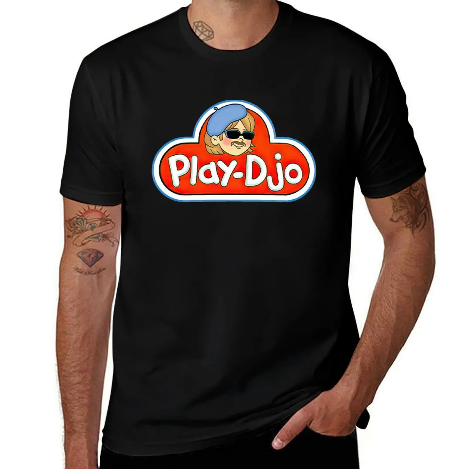 

Play Djo T-Shirt anime clothes basketball graphic tees Man t-shirt Men's t shirts