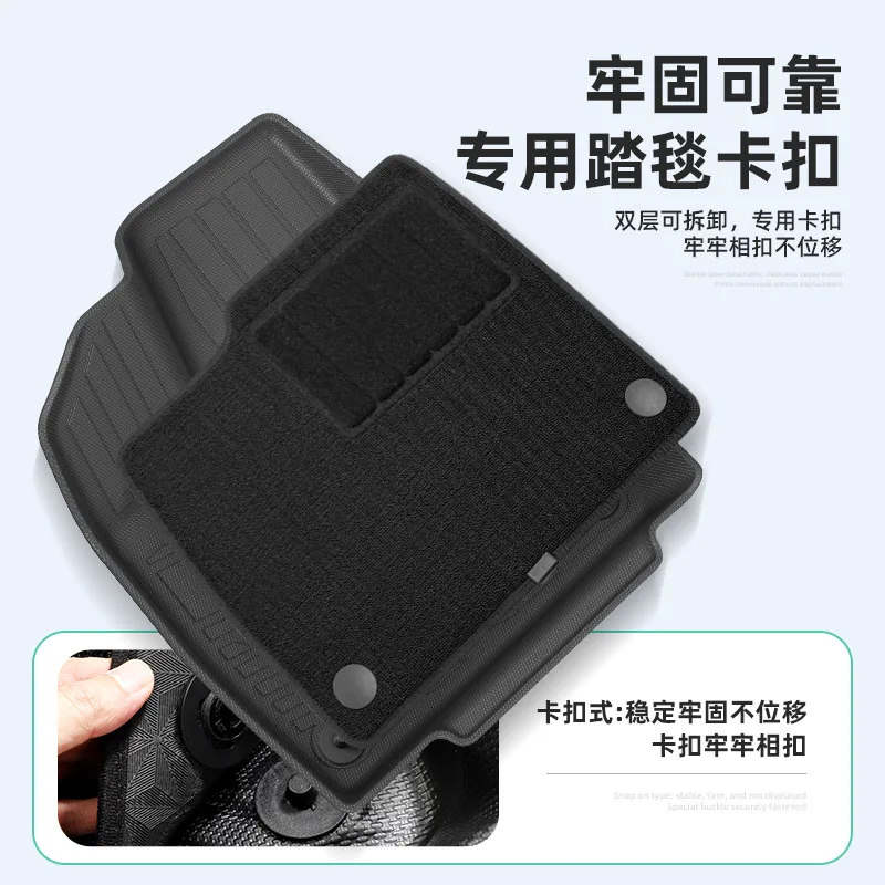 Suitable for 26 Nissan NX8 car floor mats, wear-resistant special car TPE floor mats, environmentally friendly trunk mats