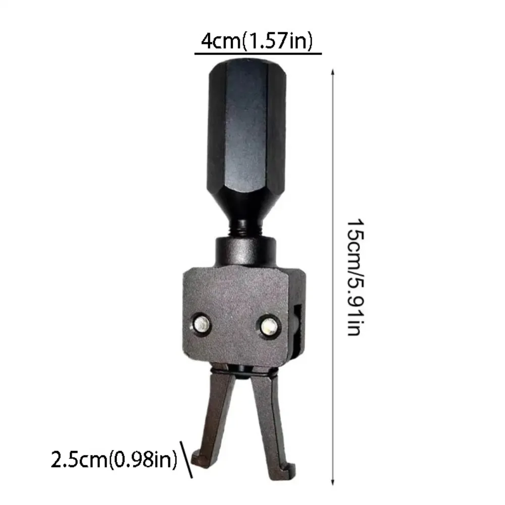1PC Durable Construction Pilot Bearing Puller 2-Jaw Design Extension Attachment Slide Hammer Extension Removal Tool Threaded Rod