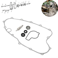 Para HONDA CRF450R CRF 450 R 2002-2008 motocicleta bomba de agua junta sello rodamiento Hot Rods eje KIT de reconstrucción