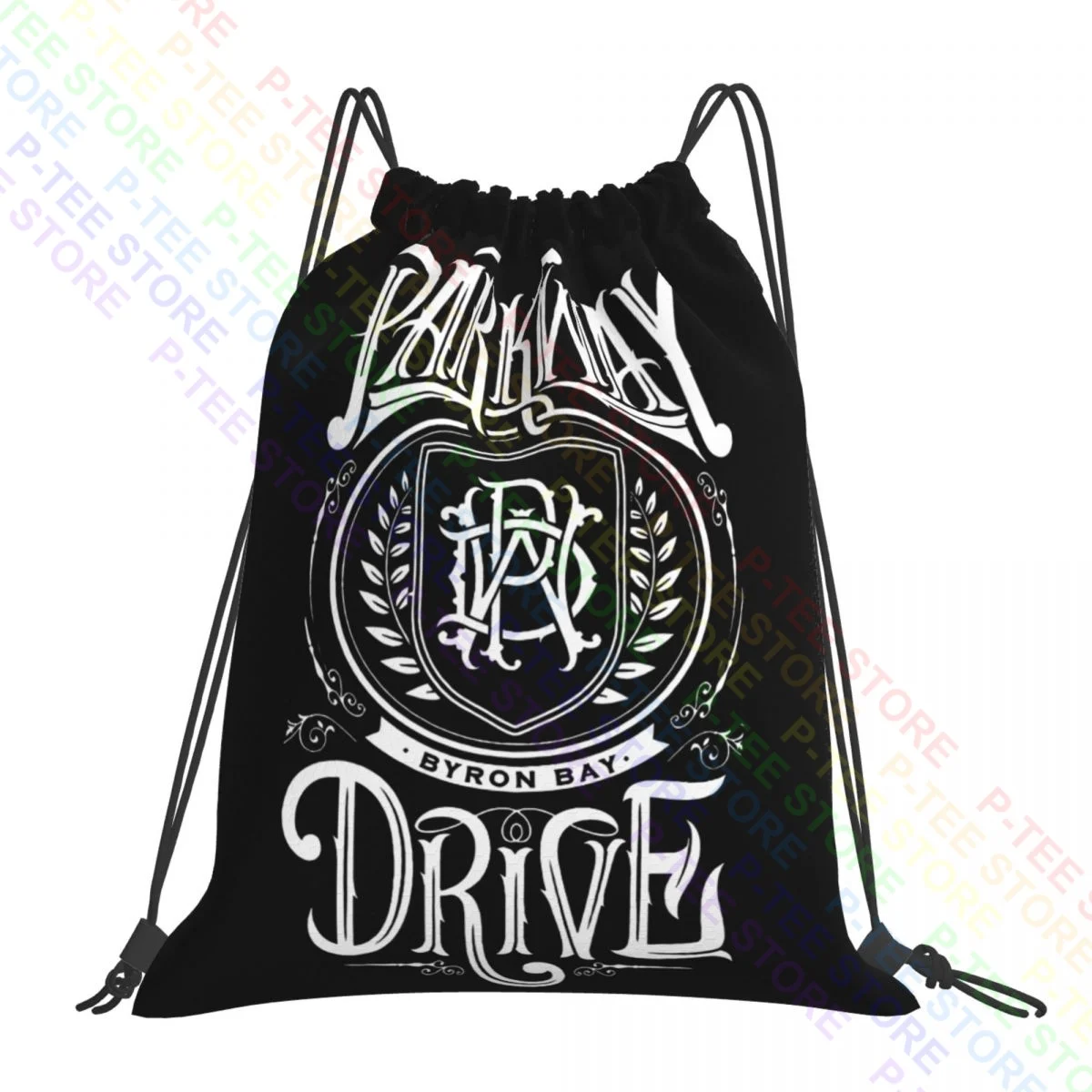 Parkway Drive Byron Bay Hard Core Drawstring Bags Gym Bag Gym Schoolbag Shopping Bag Riding Backpack