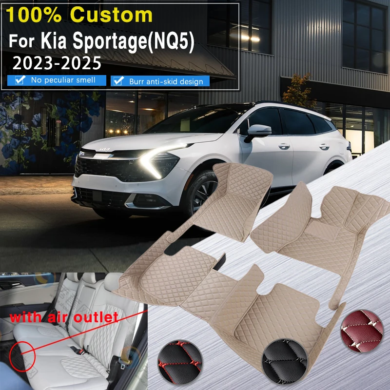 

Car Mats Floor For Kia Sportage NQ5 2023 2024 2025 5eat Dirt-resistant Pads Floor Carpets Cubre Pisos Para Autos Car Accessories