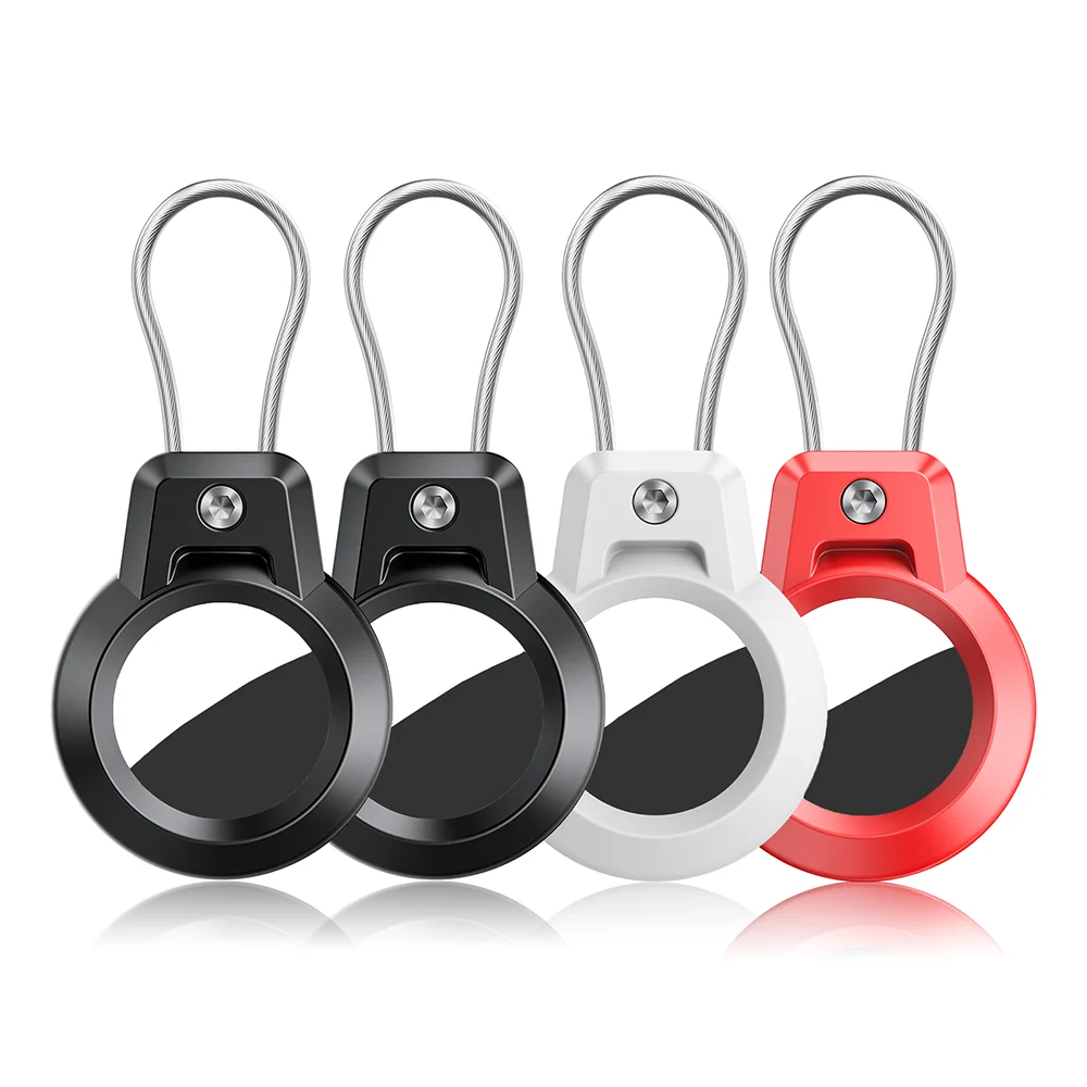 GITFOS Airtag-Halter für Apple Airtag GPS-Tracker-Hülle, Anti-Verlust-Schlüsselanhänger, Halter für Gepäck, Rucksack, Haustierhalsband, Schlüssel