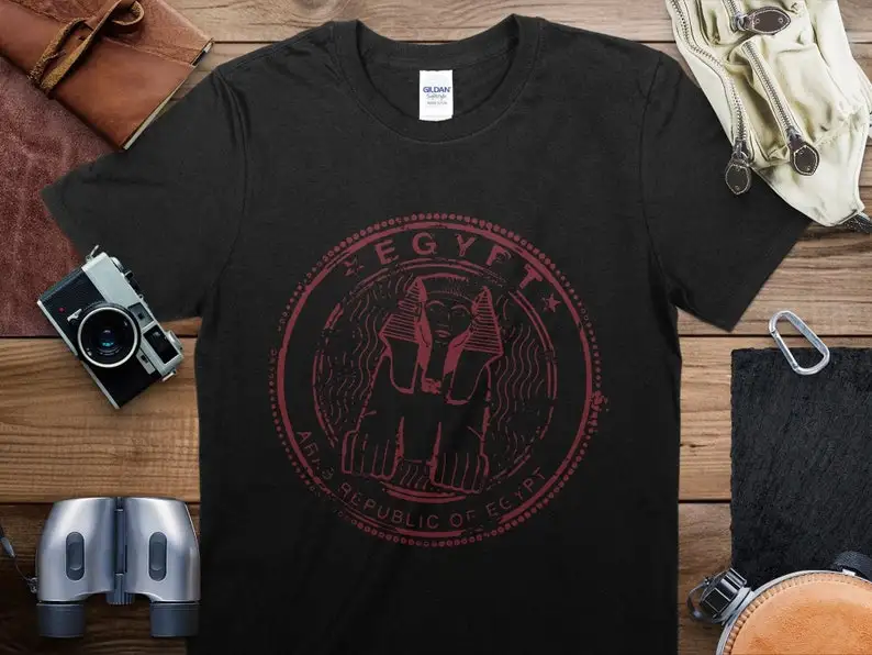 

Egypt 2 Stamp Travel T-Shirt, Egypt 2 Travel Shirt