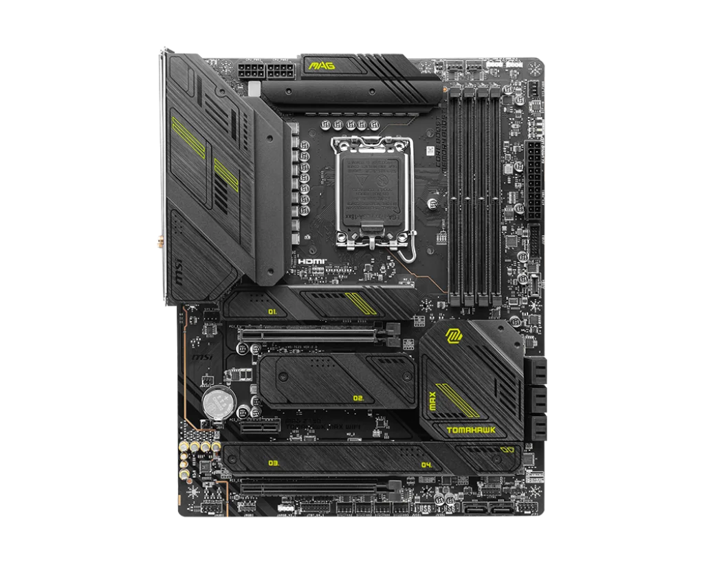 MSI Z790 Motherboard MAG Z790 TOMAHAWK MAX WIFI LGA1700 DDR5 M.2 support 14900F 14700 13600 12400 12300 12100 cpu NVME M.2