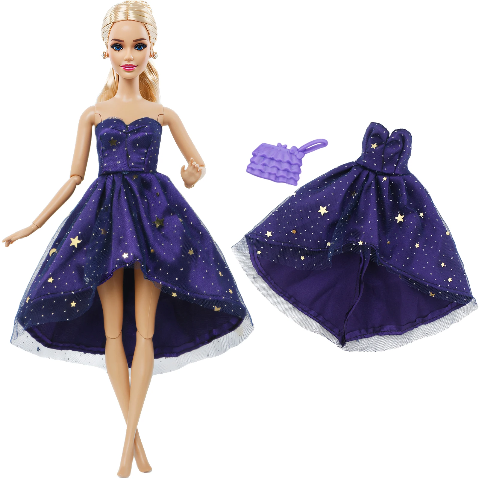 open lace back dress Amazon.com: BARWA Princess Evening Party Clothes Wears Dress with Hat Outfit  Set for 11.5 inch Doll : Toys & Games main image 0