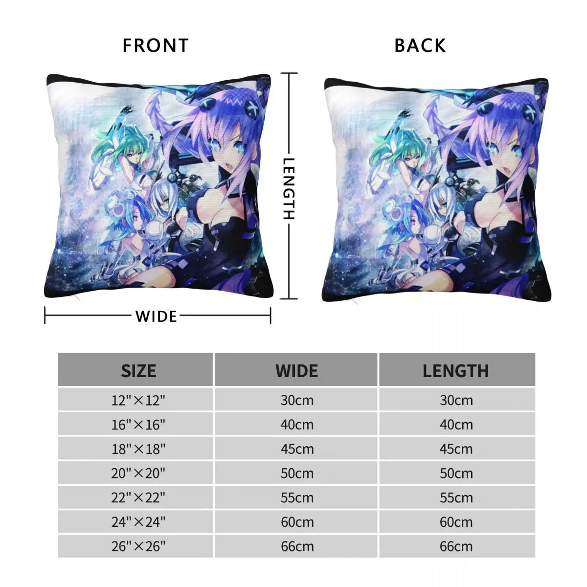 Neptunia Pillowcase Polyester Linen Velvet Pattern Zip Decor Pillow Case Home Cushion Cover