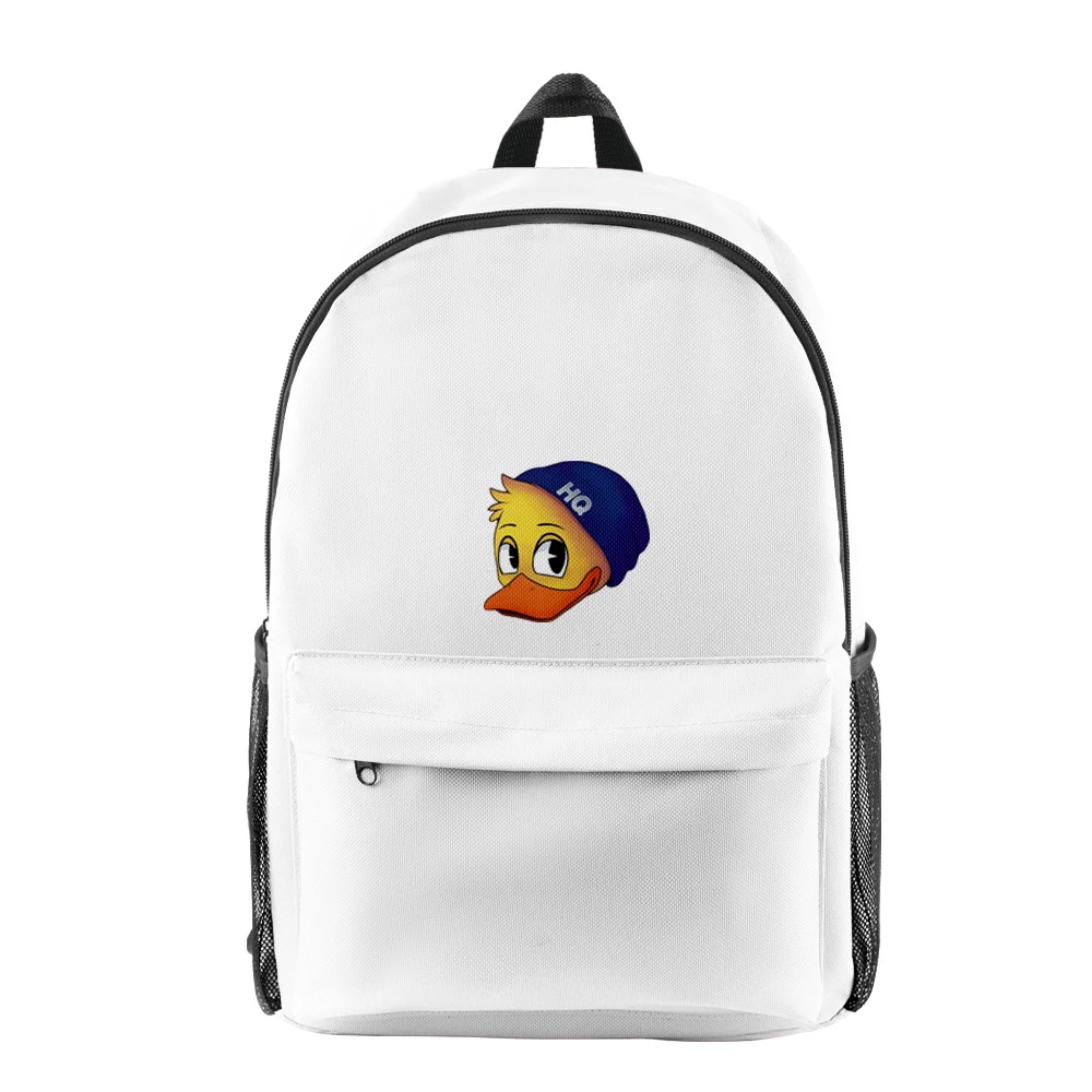 

Popular Youthful Quackity Student School Bags Notebook Backpacks 3D Printed Oxford Waterproof Boys/Girls Funny Travel Bags