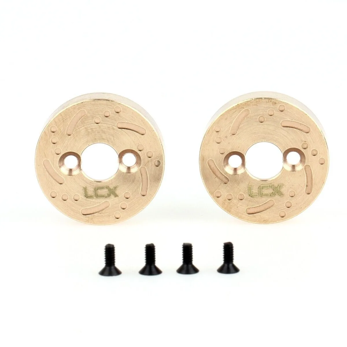 LCX Racing 1/18 RC Crawler Car CNC Brass Rear Axle Counterweight for Traxxas TRX4M Upgrades Parts Accessories