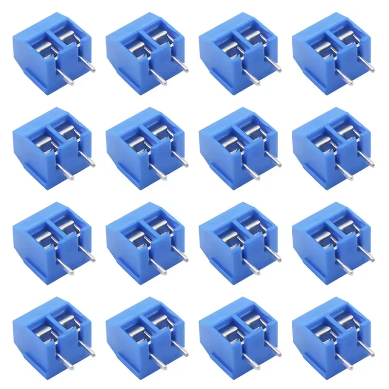 

10/50PCS PCB Terminal Block Connector Pitch 5.0mm KF301 Straight Pin 2P 3P Screw PCB Terminal Blocks Connector Assortment Kit