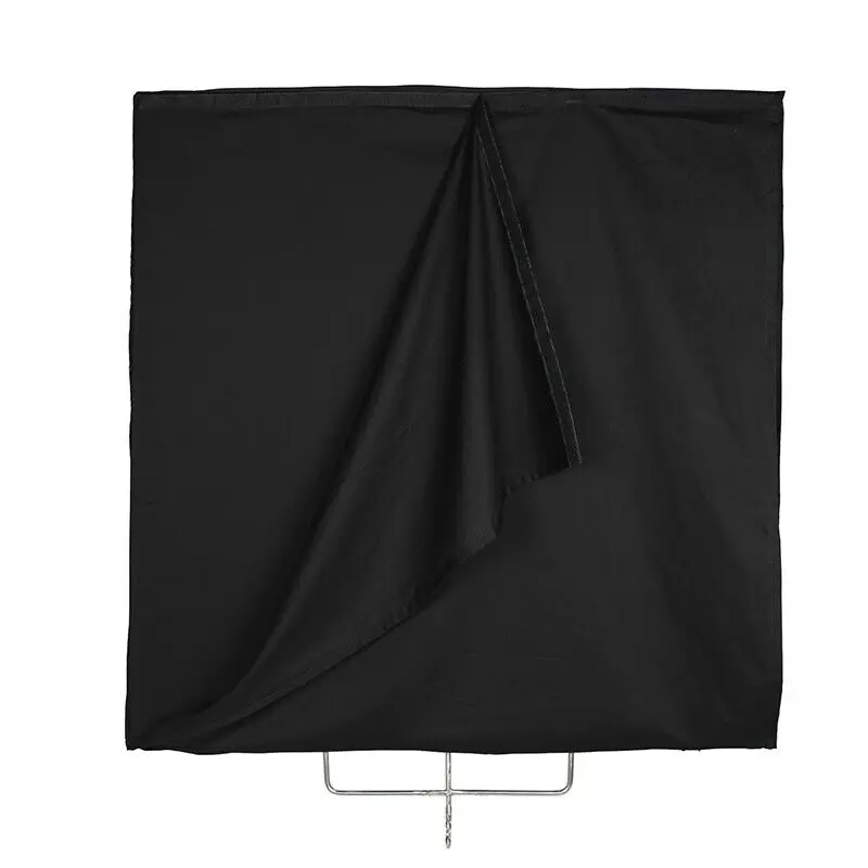 4\'x4\' Solid Floppy Black Flag 48x48\