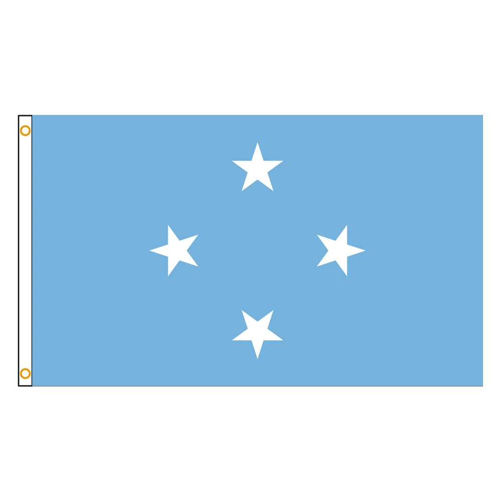 60×90 90x150 120×180CM Federated States of Micronesia Emblem Flag Polyester Printed Banner Tapestry For Decor